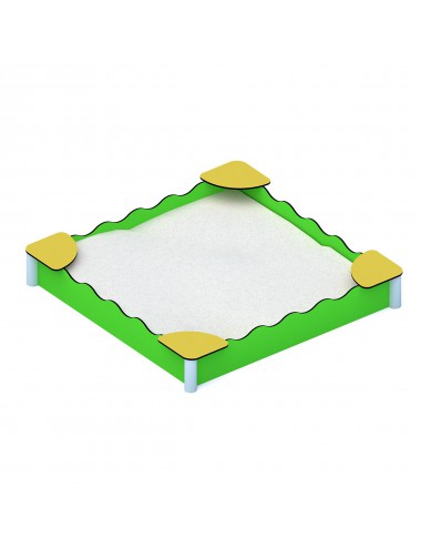 PIASKOWNICA KWADRATOWA Z HDPE